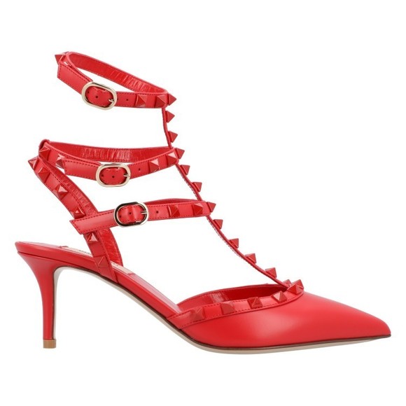 Valentino Rockstud Pumps Red - NWT - Picture 1 of 6